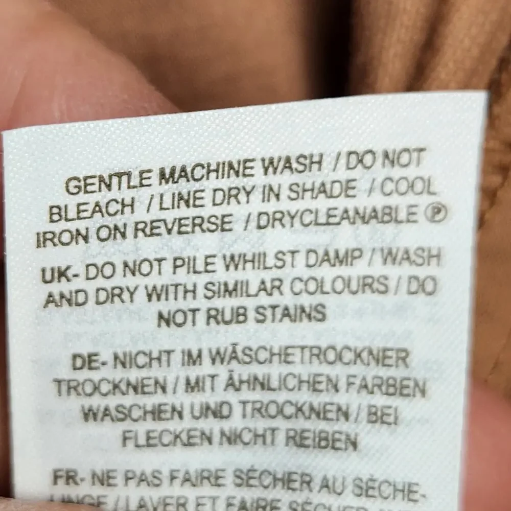 Boden Flare High Rise Corduroy Pants Dark Tan UK 14R US 10R R0180 NWT - Picture 15 of 16